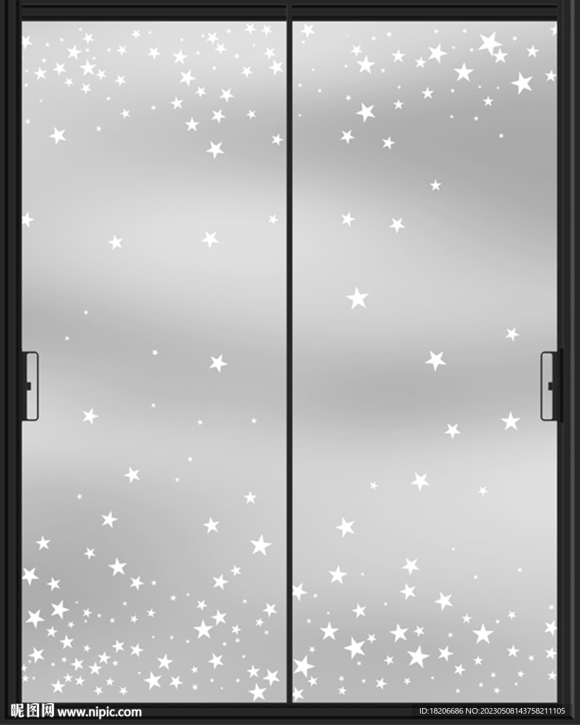 高清透底五角星图