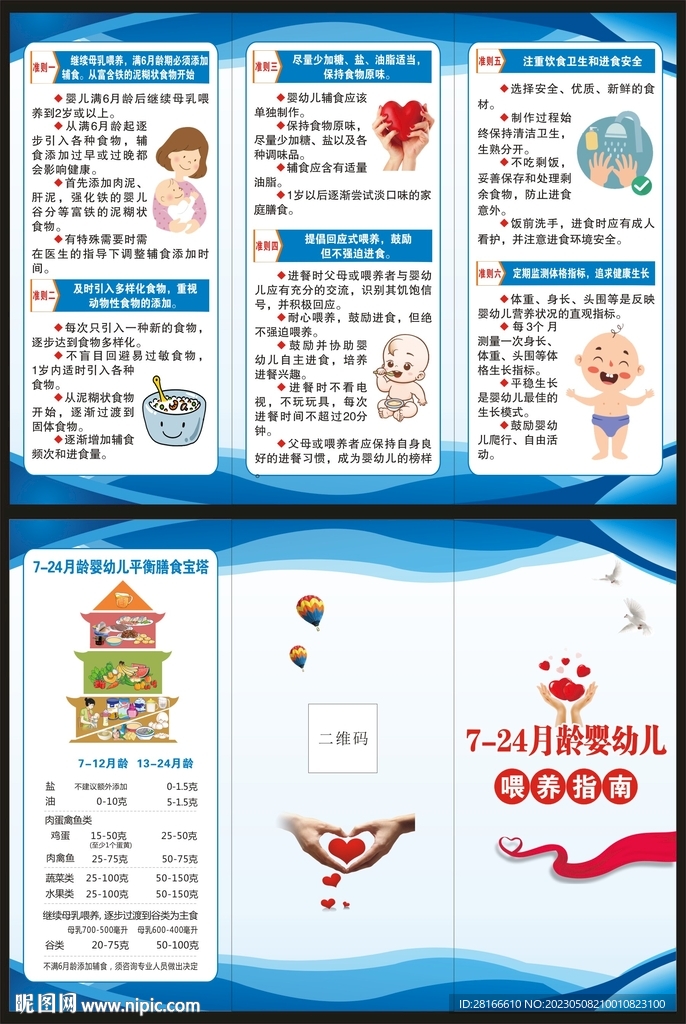 7-24月龄婴幼儿喂养指南折页