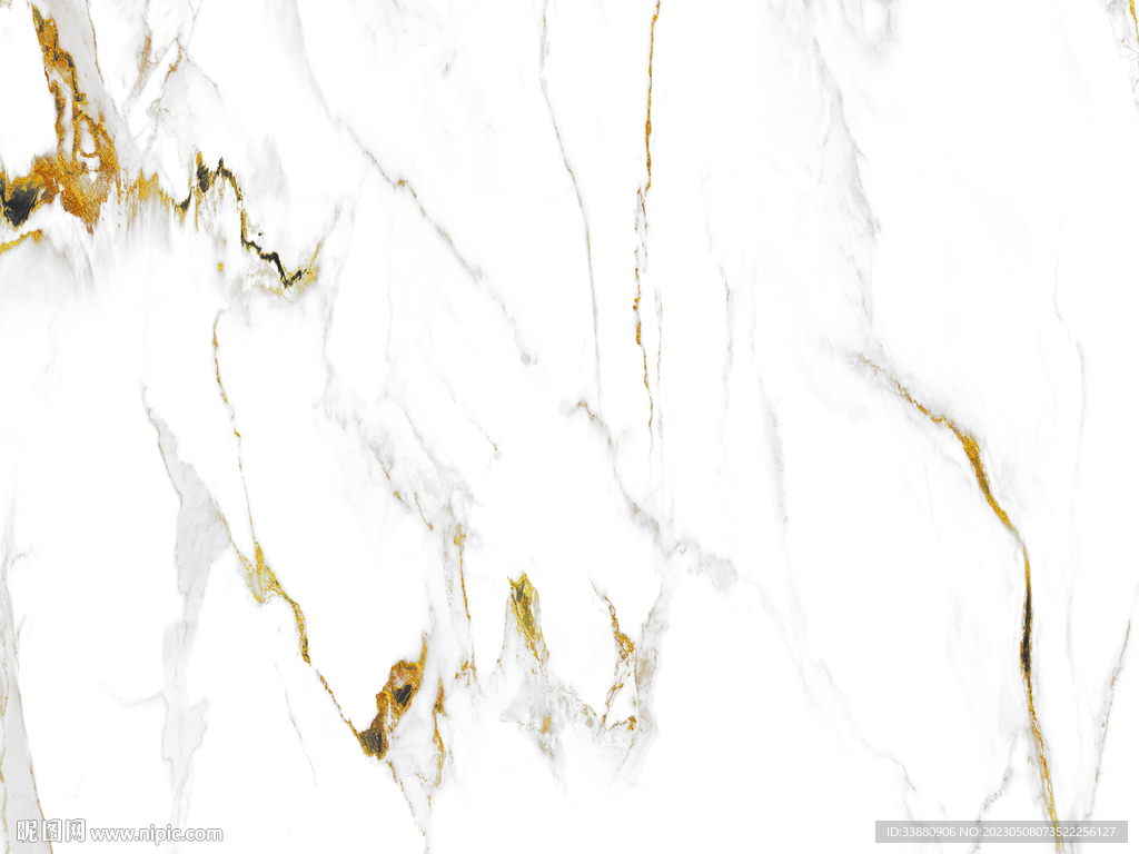 奢华 金线雅士白画 TIF合层