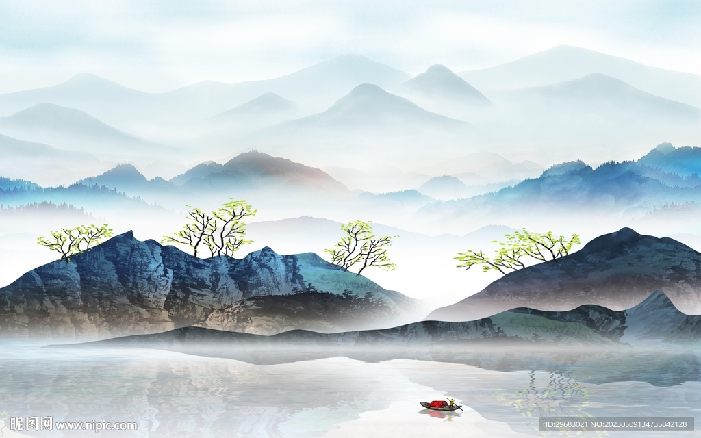 人气 别墅爆款山水 TIF分层