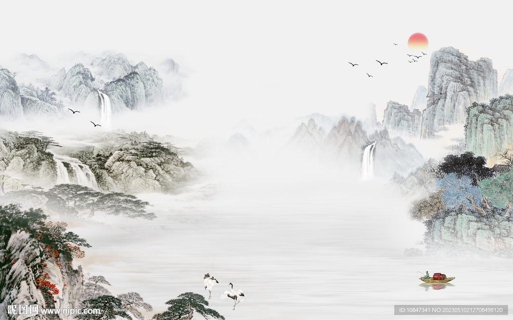 大气 人气最新山水 TIf分层