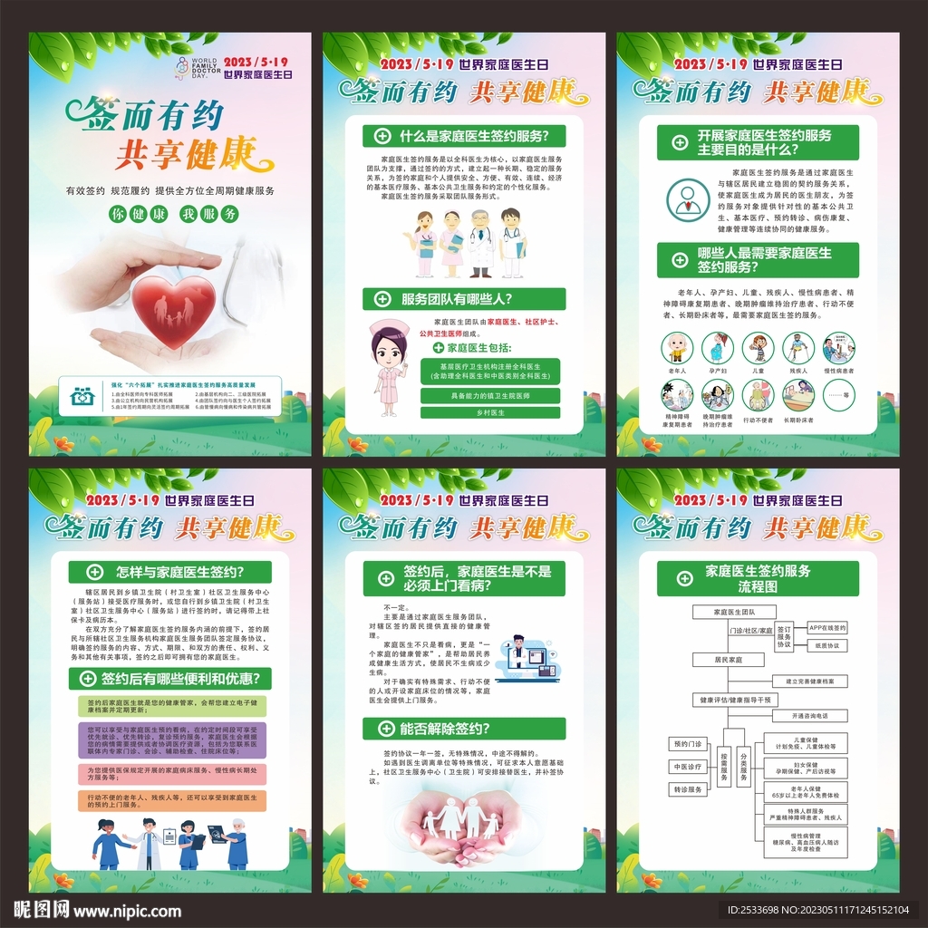 世界家庭医生日宣传展板