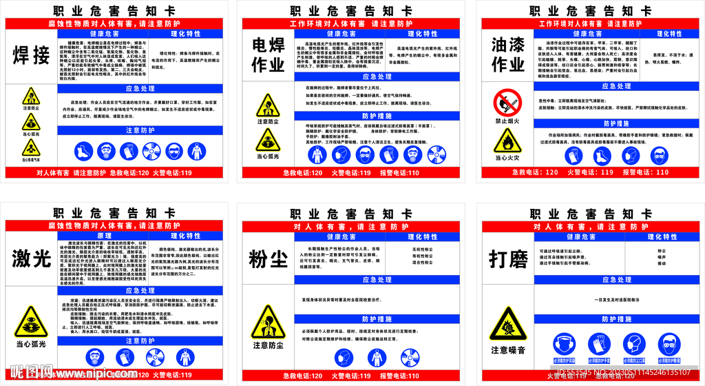 职业危害告知卡