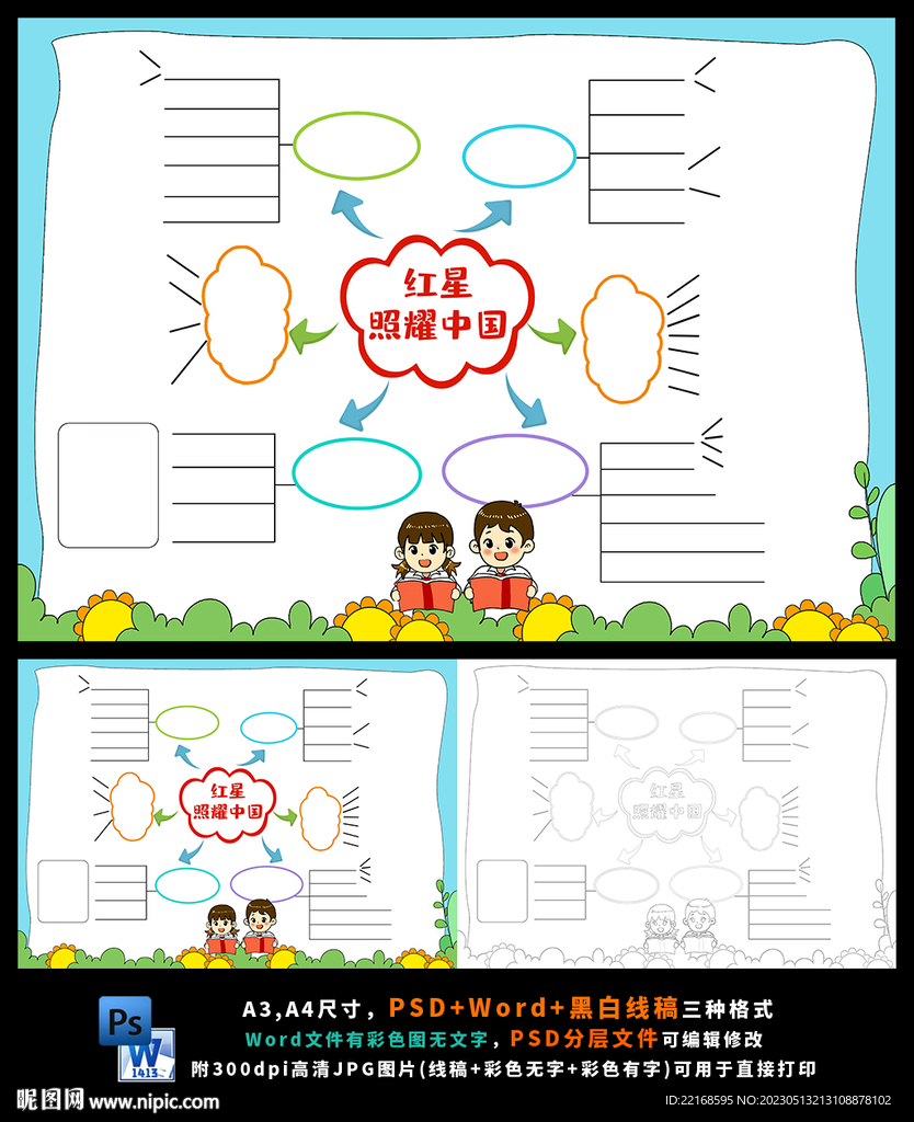 红星照耀中国红色旅游小报