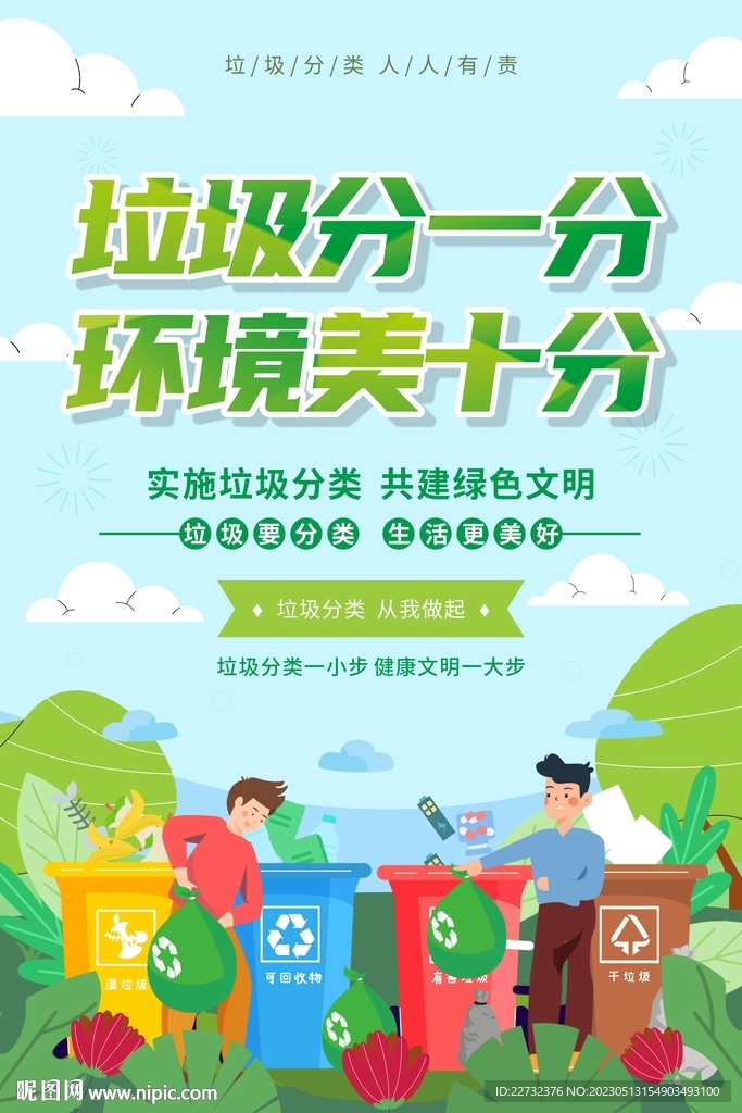 垃圾分类海报