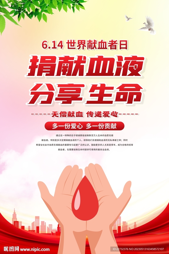 世界献血者日海报