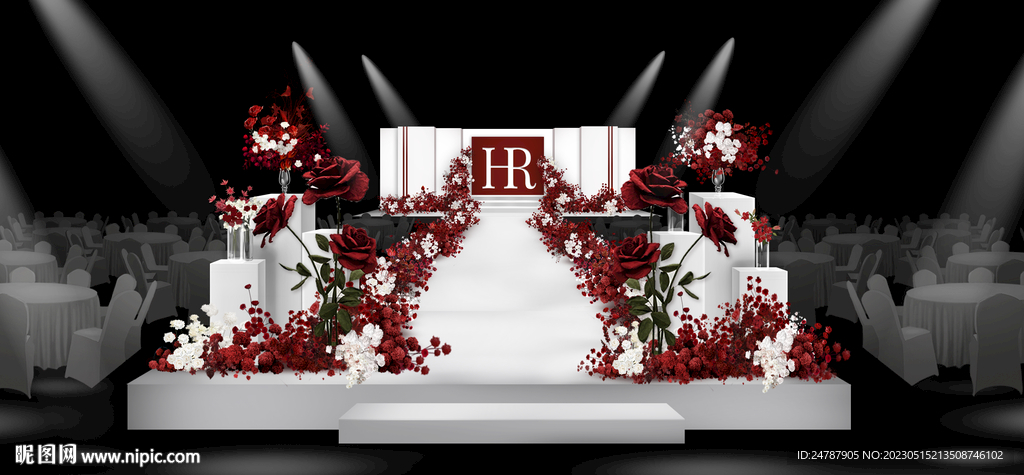 红白婚礼效果图