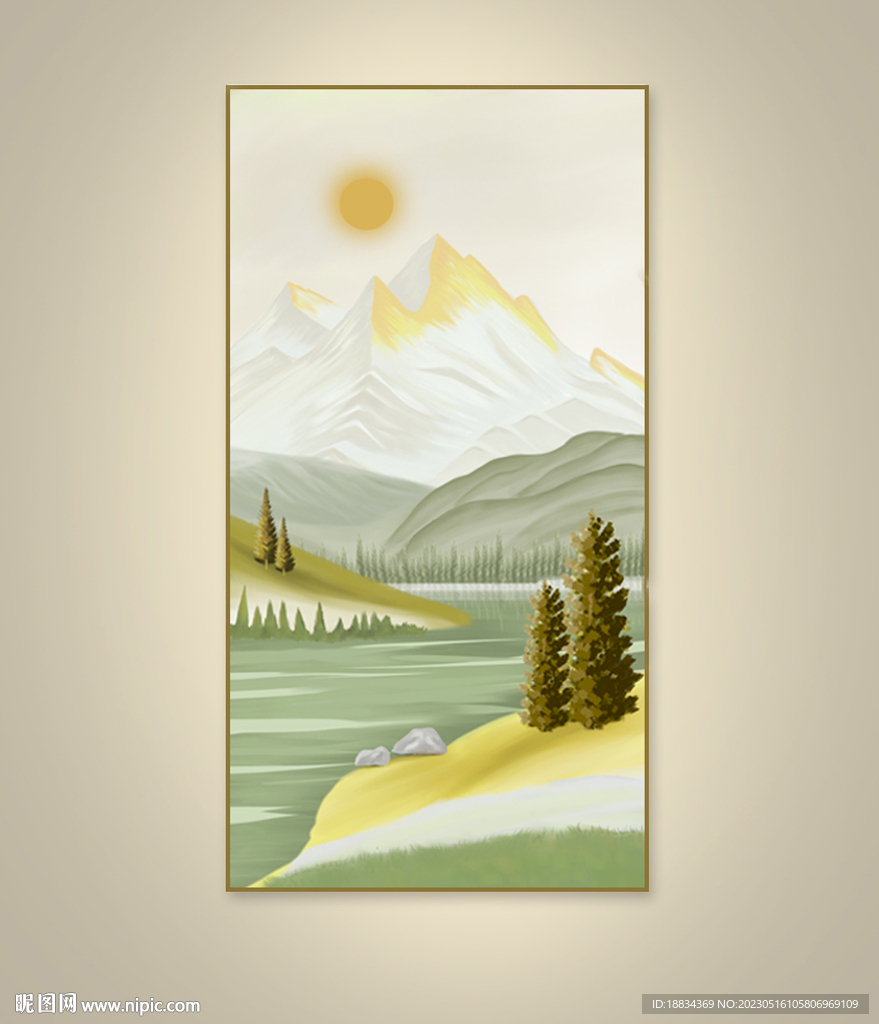 现代装饰画 玄关装饰画 