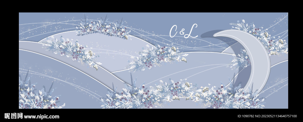 婚庆婚礼背景效果图