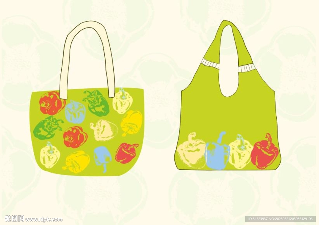 辣椒装饰艺术手袋