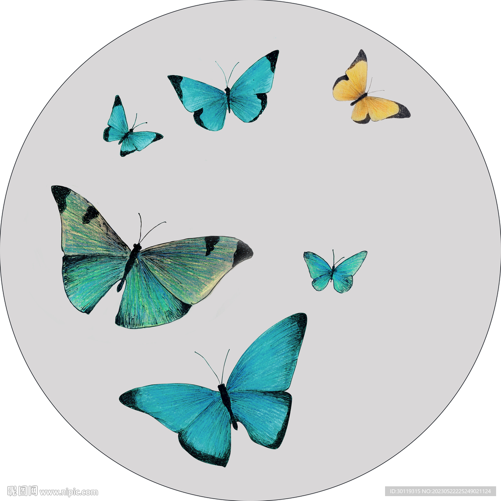 装饰画蝴蝶系列