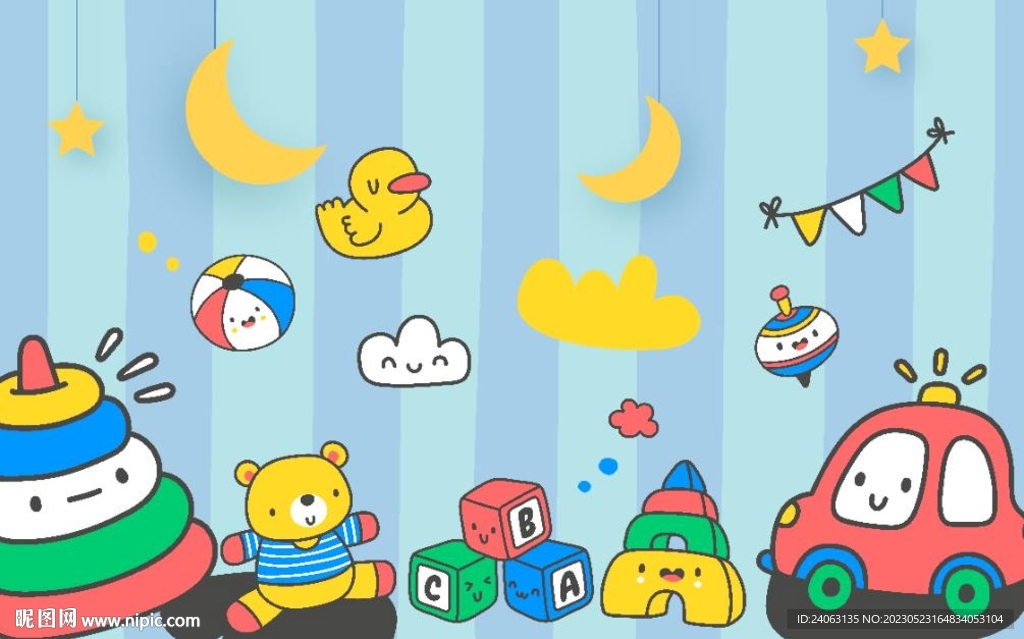 壁画壁纸 儿童房