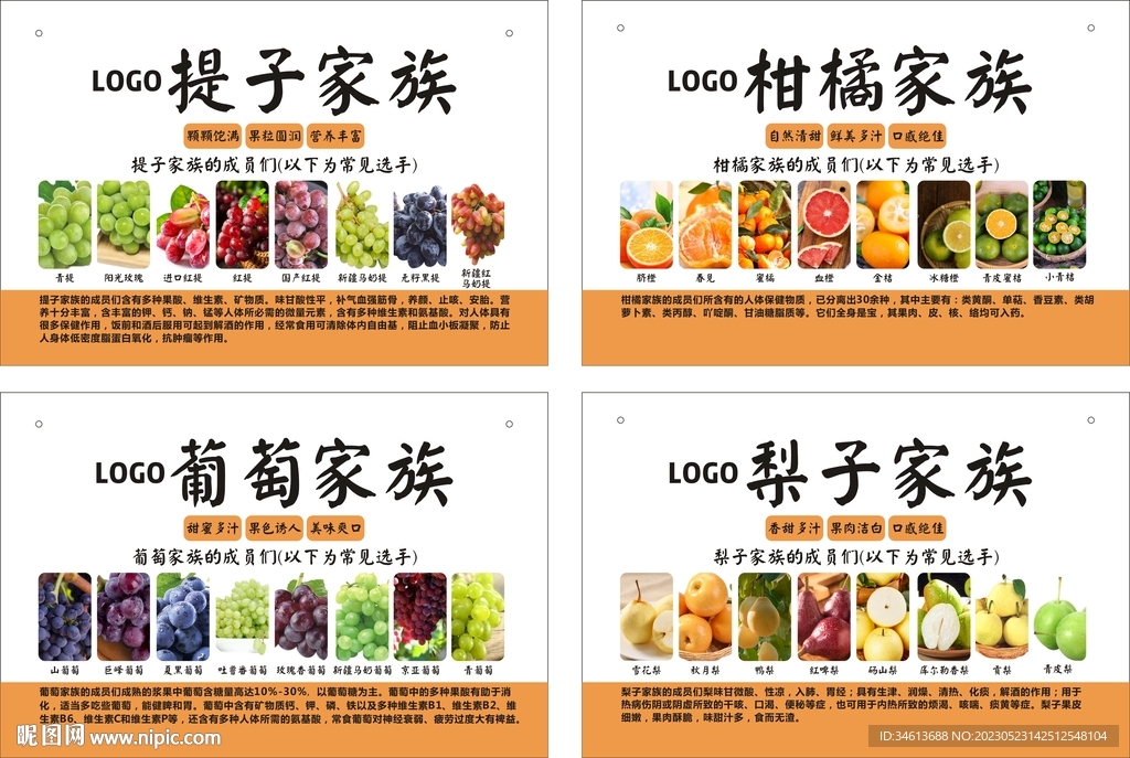 超市生鲜蔬果家族文案宣传
