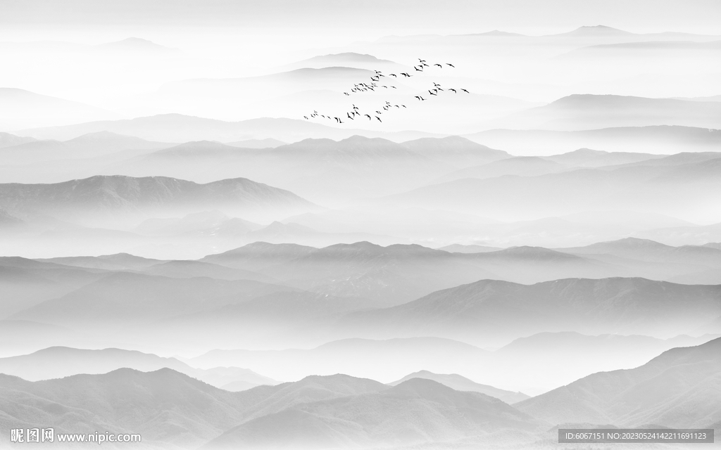 新中式禅意山水画