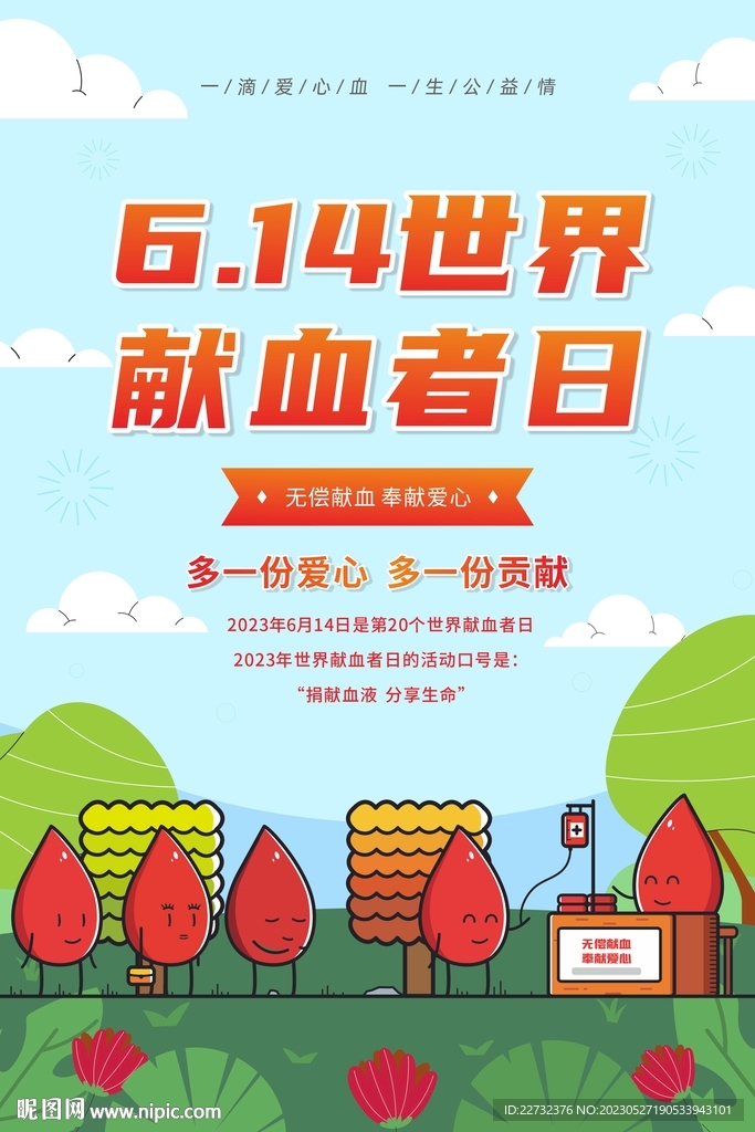 世界献血者日海报