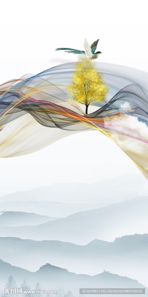 极简 中式现代玄关 TiF分层