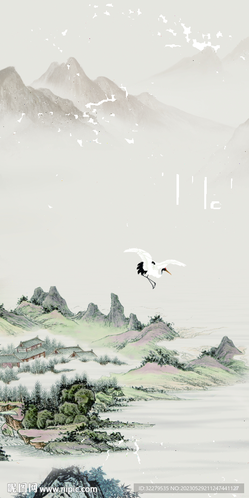 别墅 新款背景玄关 TIf分层