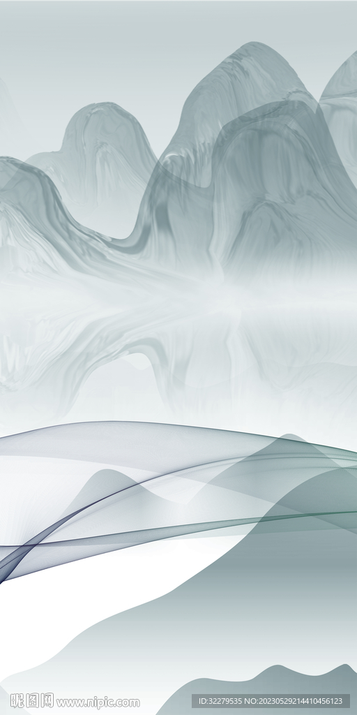 高雅 新传山水玄关 tIf分层