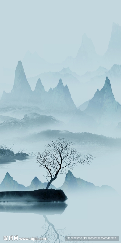 蓝色 新传大气玄关 tIf分层