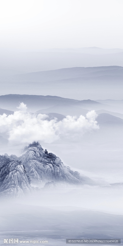 新品 新传山水玄关 tIf分层