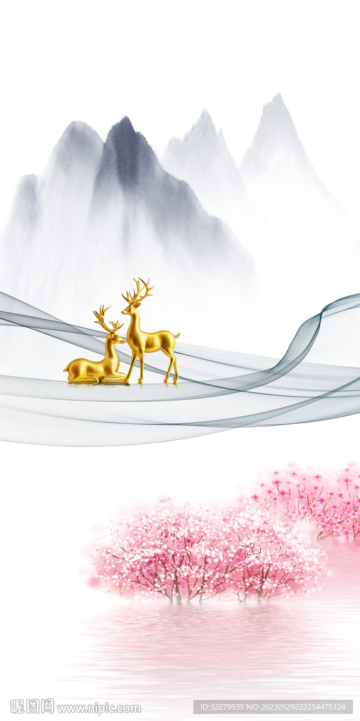 简约 意境中式玄关 TIf分层