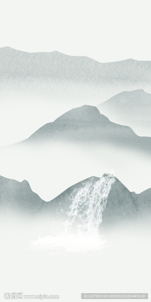 高清 极简中式玄关 TIf分层