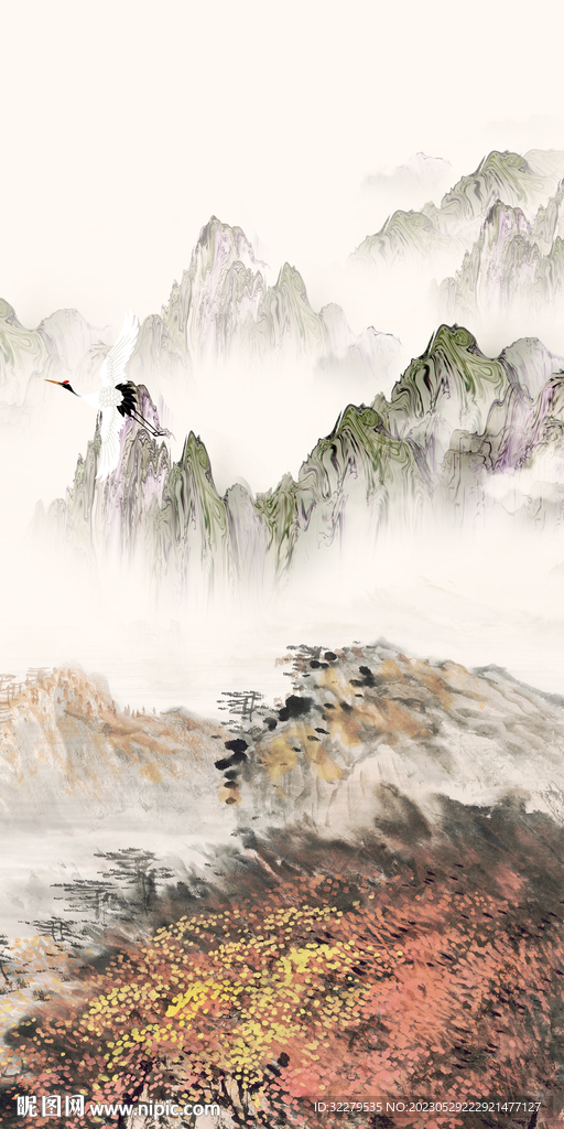 古风 极简中式玄关 TIf分层