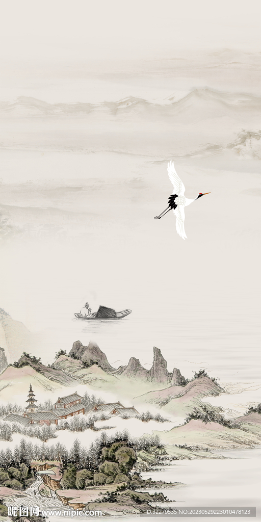 高端 极简中式玄关 TIf分层