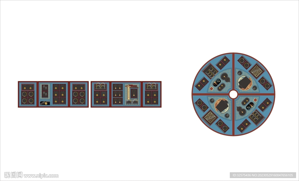 古法金陈列道具