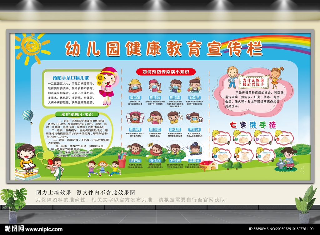 幼儿园健康教育宣传栏