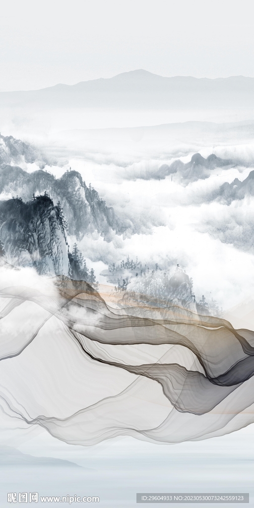 新品 高端轻奢玄关 tif分层