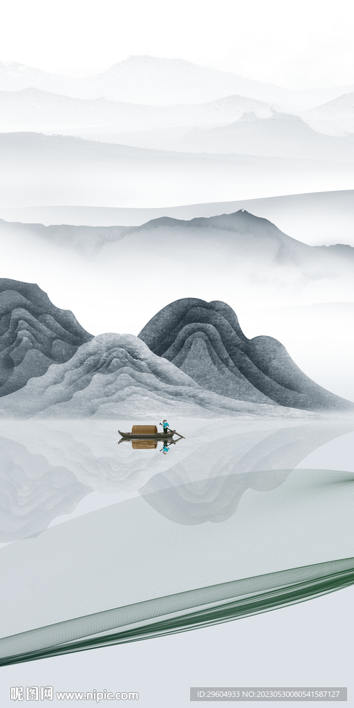 高档 中式轻奢玄关 tif分层