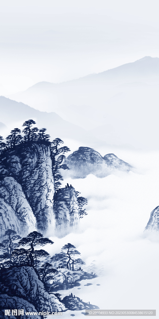 简约 人气简奢玄关 Tif分层