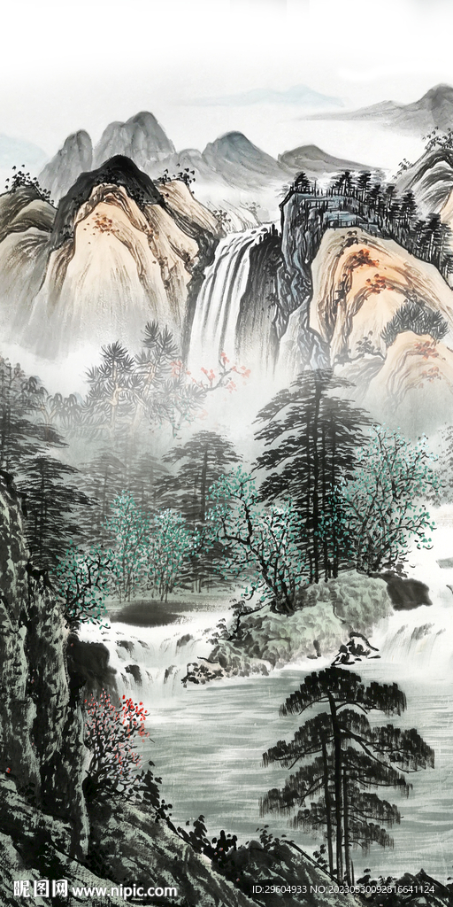 古风 新上传玄关画 TiF分层