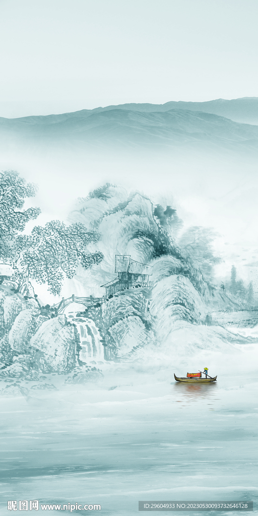 最 新意境玄关画 TiF分层