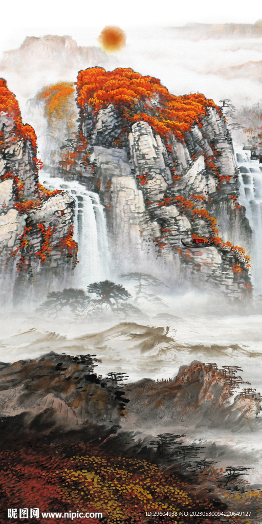 古风 中式高端玄关 tIF分层