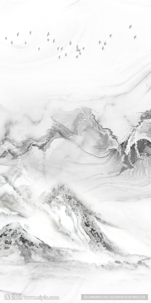 简约 高清玄关山水 tIf分层