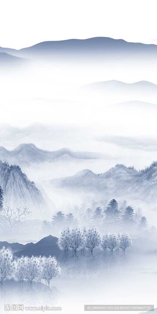 别墅 简意中式玄关 tiF分层