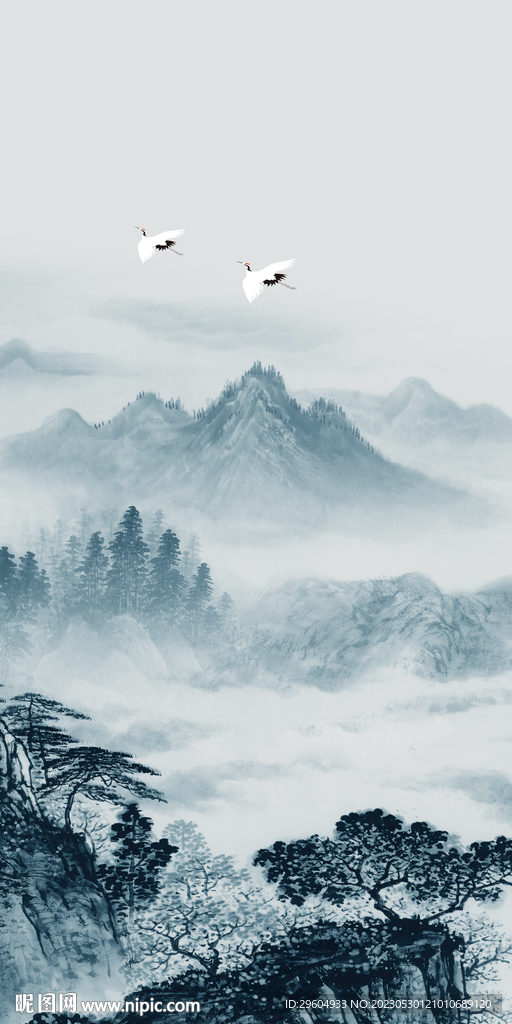 新品 简意中式玄关 tiF分层