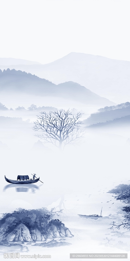 高端 玄关高端山水 tIF分层