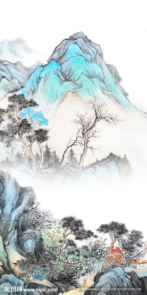 古风 简意中式玄关 tiF分层