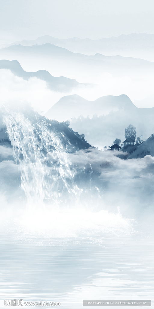 人气 中式玄关新画 tiF分层