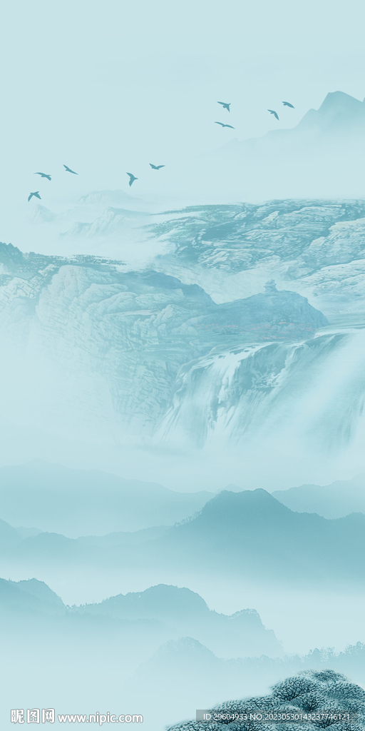 新款 中式玄关新画 tiF分层