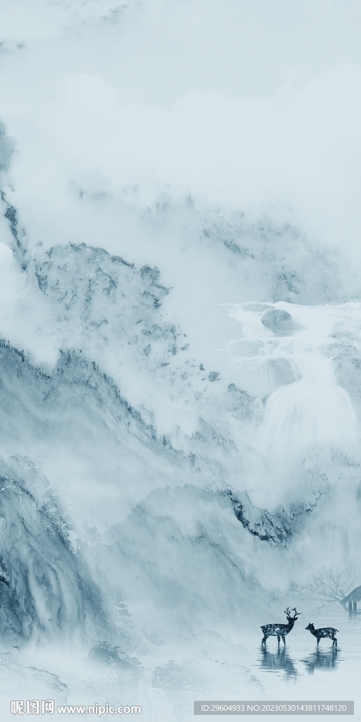 现代 玄关新简奢画 tIF分层