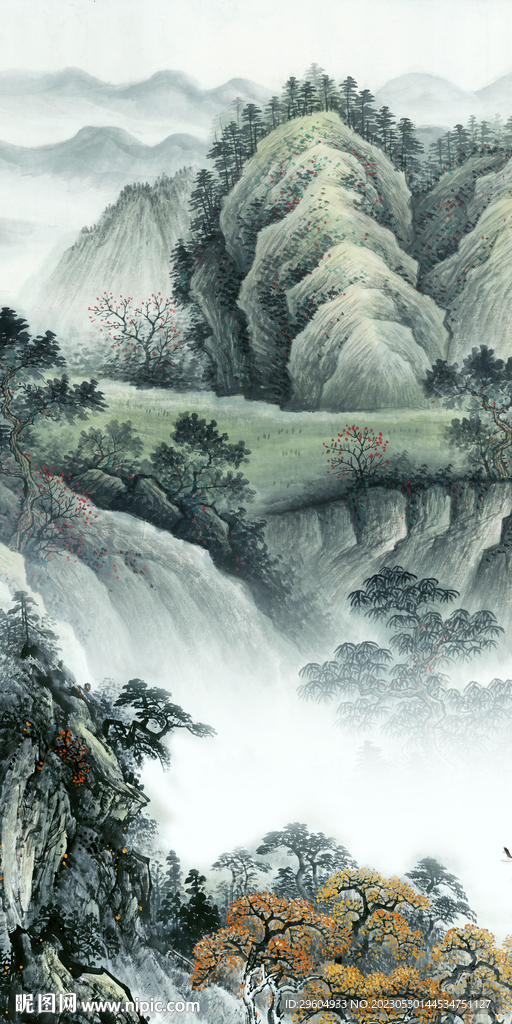 古风 最新玄关山水 tIF分层