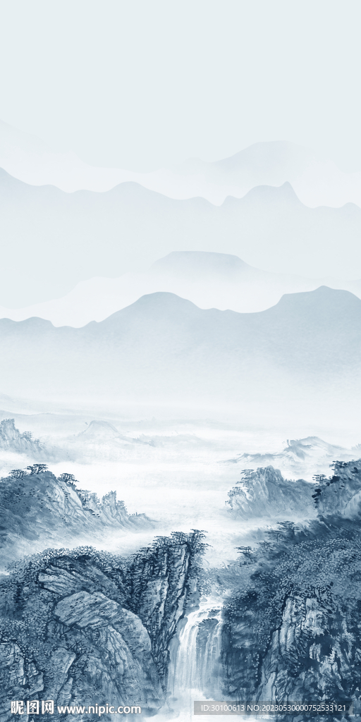 新款 最新山水玄关 TiF分层