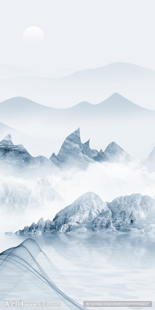 意境 最新山水玄关 TiF分层