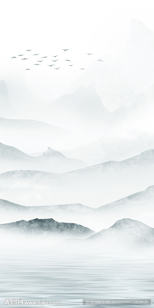 爆款 最新山水玄关 TiF分层