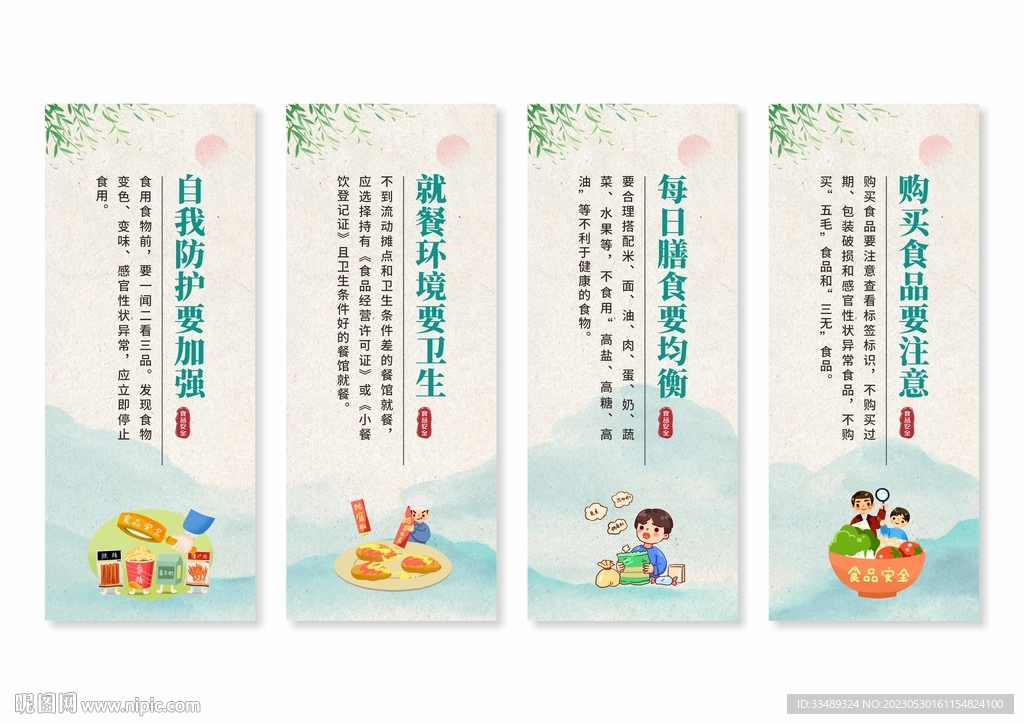 食品安全展板