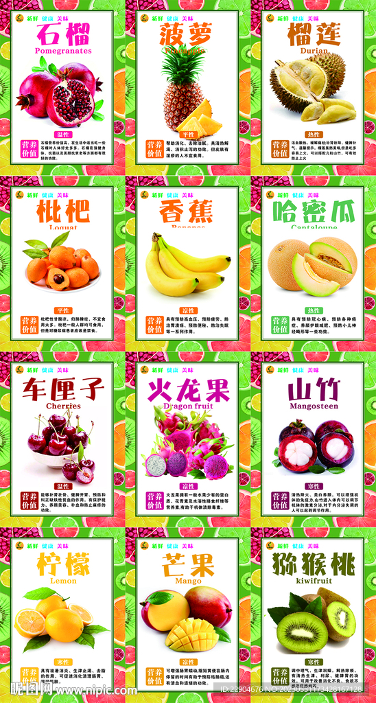 水果店挂图